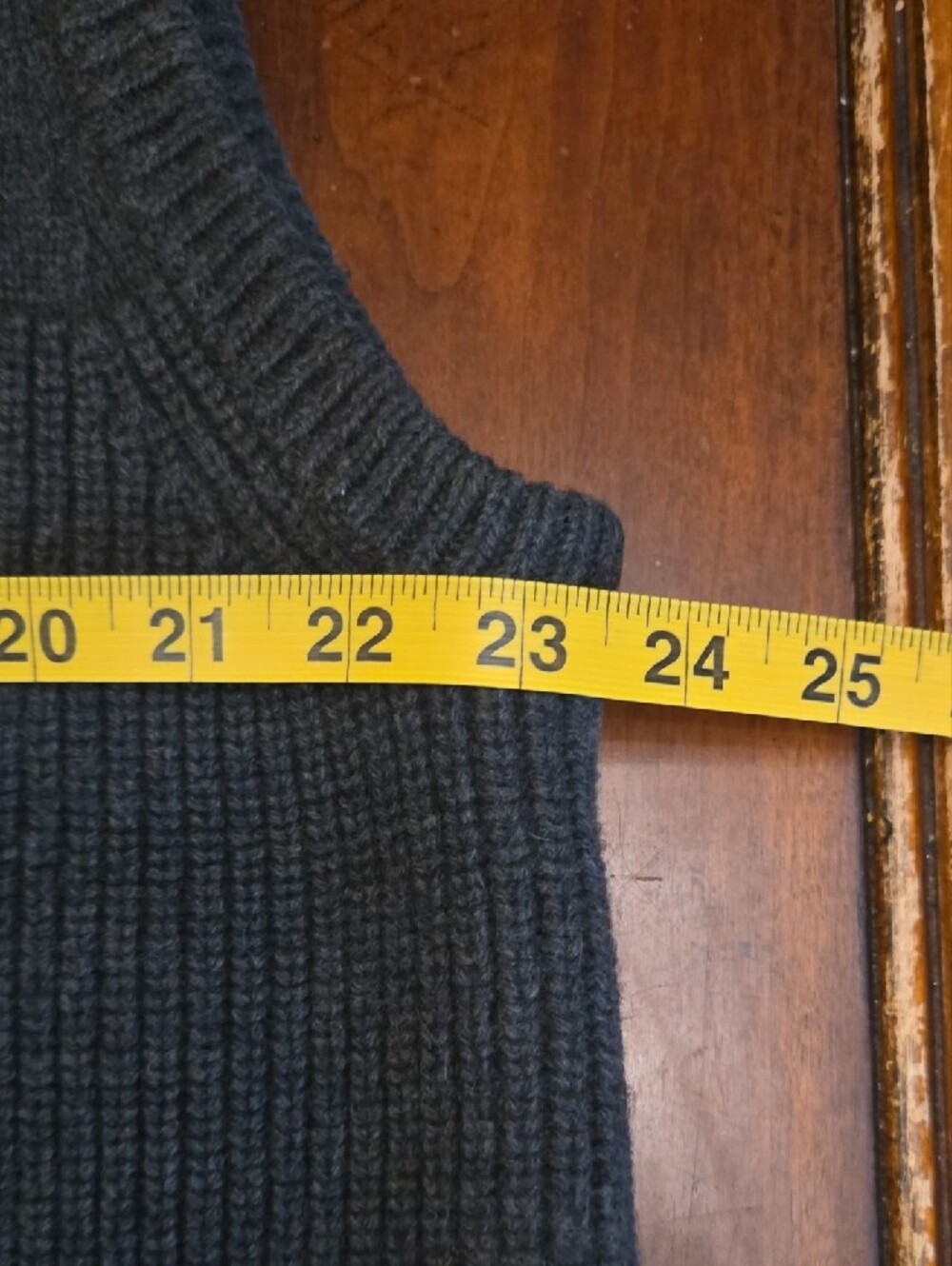 L.L. Bean Dark Green Merino Wool Sweater Vest - Picture 4 of 6